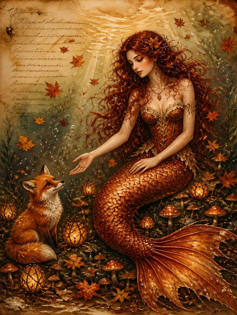 Beautifil Mermaid Print